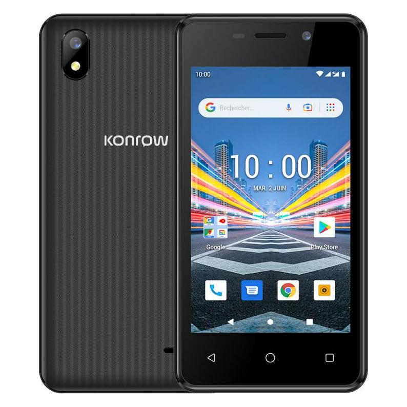Konrow City 4 (8 GB, Schwarz, 4", Dual SIM, 3G) (35968182)