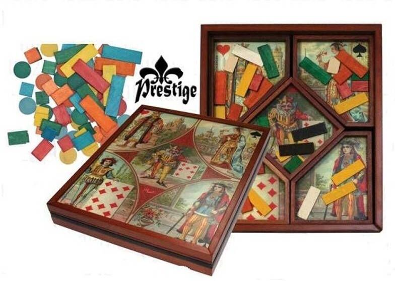 Prestige Pièces de jeu nain jaune en bois
