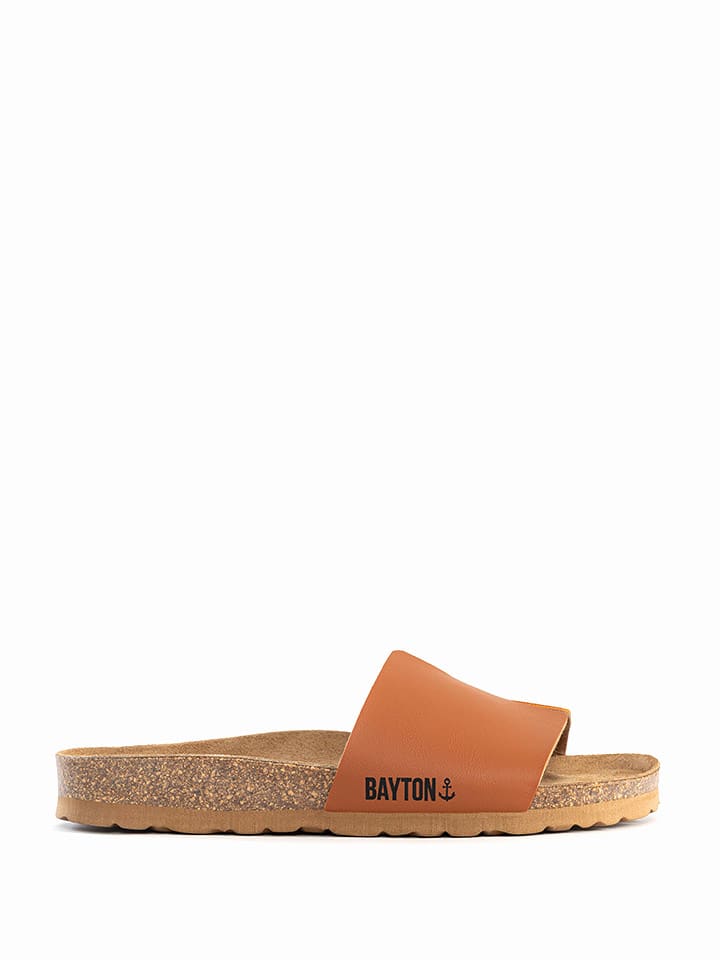 BAYTON Pantoletten "Djilian" in Hellbraun/ Orange - 40