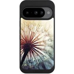 Nivocase Handyhülle für Google Pixel 10 Hülle NIVOpure Case Schwarz Blumen Fotografie Pusteblume (Google Pixel 10), Smartphone Hülle, Schwarz