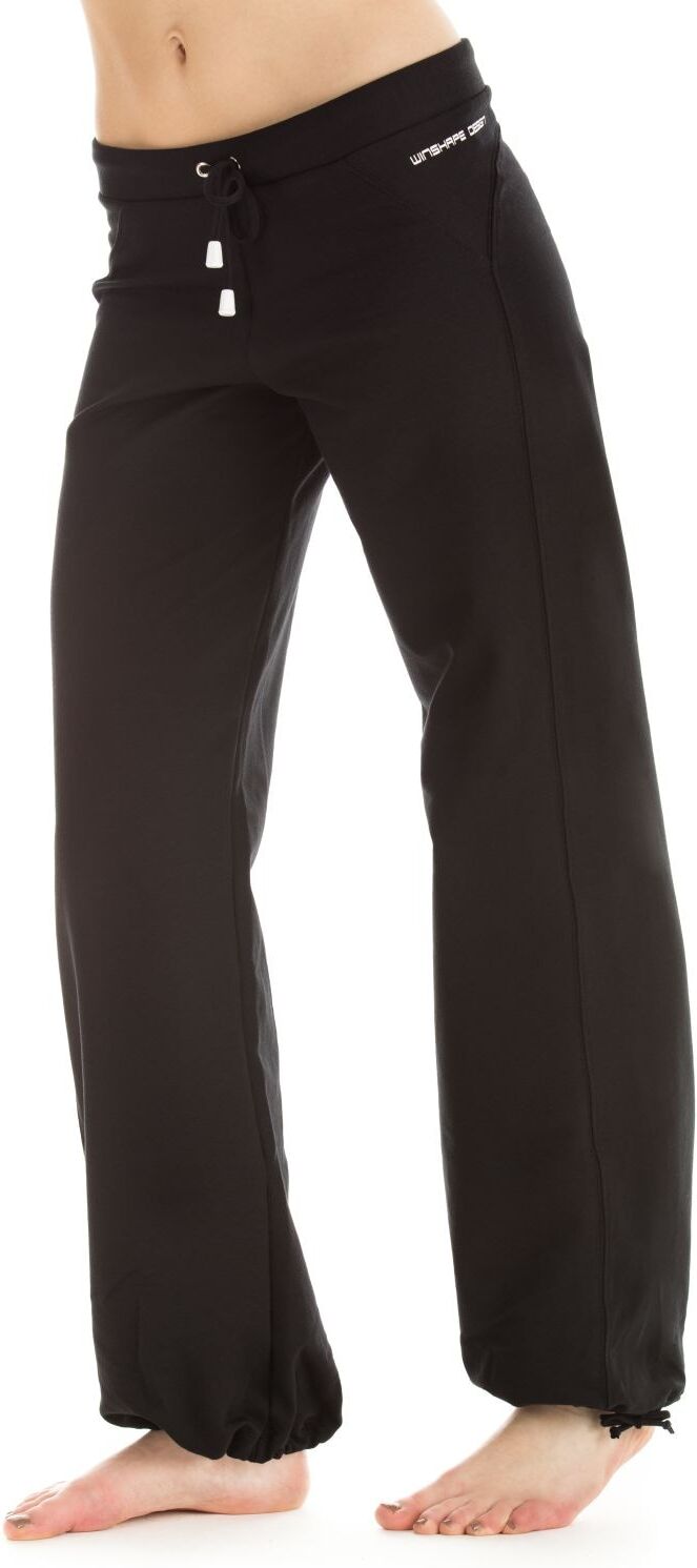 Sporthose WINSHAPE "WTE8", Damen, Gr. XL, Normalgrößen, schwarz, 90% Baumwolle, 10% Elasthan, Hosen Sporthose, Trainingshose