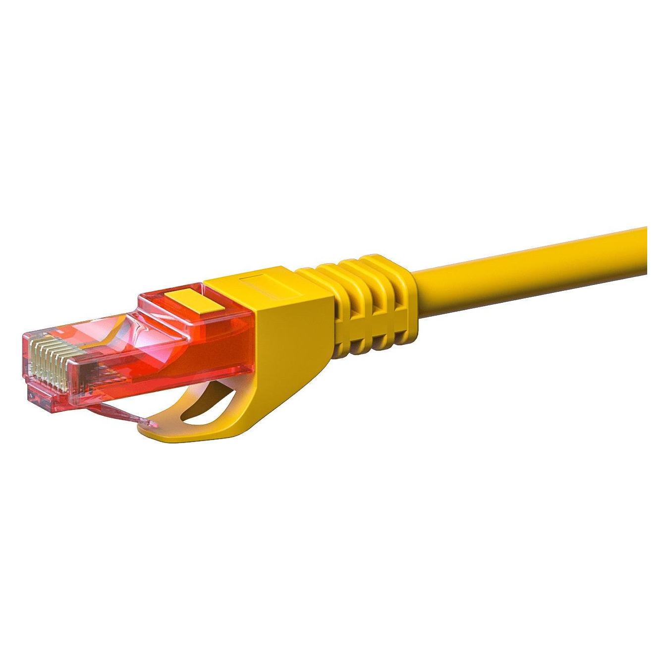 Dsit CAT6 Netzwerkkabel, U/UTP, 10 meter, Gelb, 100% Kupfer (UTP, CAT6, 10 m) (DC-67-100)