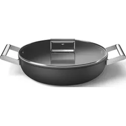 Servierpfanne 50's Style II tief 28 cm, schwarz
