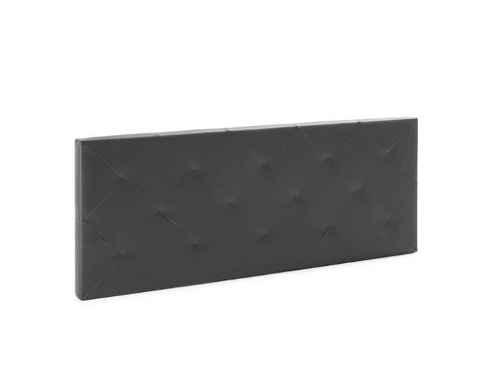 KOPFTEIL 140x60 cm Rombo Schwarz