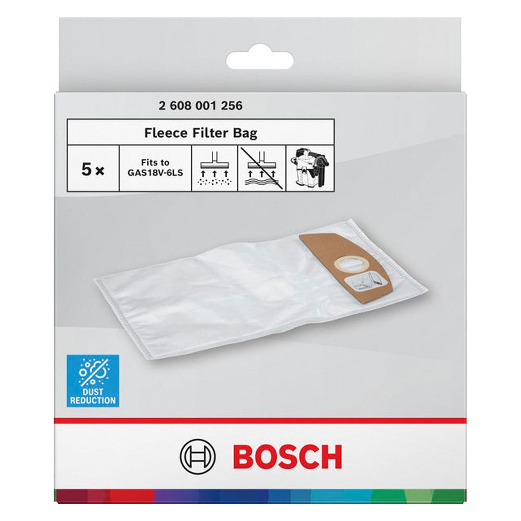 Bosch Hausgeräte Vliespad-Beutel für Staubsauger - 2608001256 (5x) (24561776)