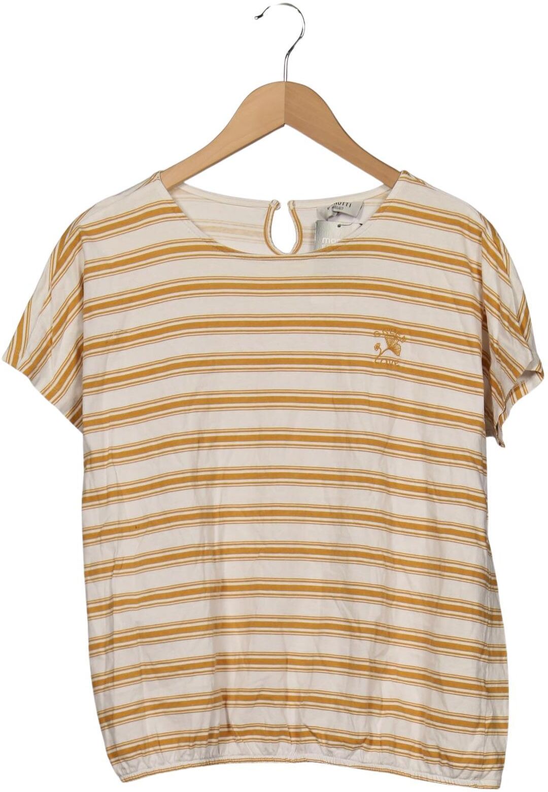 Gina Bacconi Damen T-Shirt, Mehrfarbig, Gr. M, Baumwolle - Second Hand