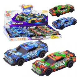 Lean Toys Lean Racing Car Xs06 Drive Lights Sounds Orange Blau (65613338)