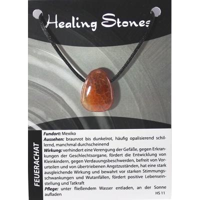 Feuerachat Healing Stones Maxicard