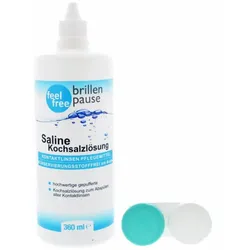 feel free Kochsalzlösung Saline 1x 360ml + Behälter