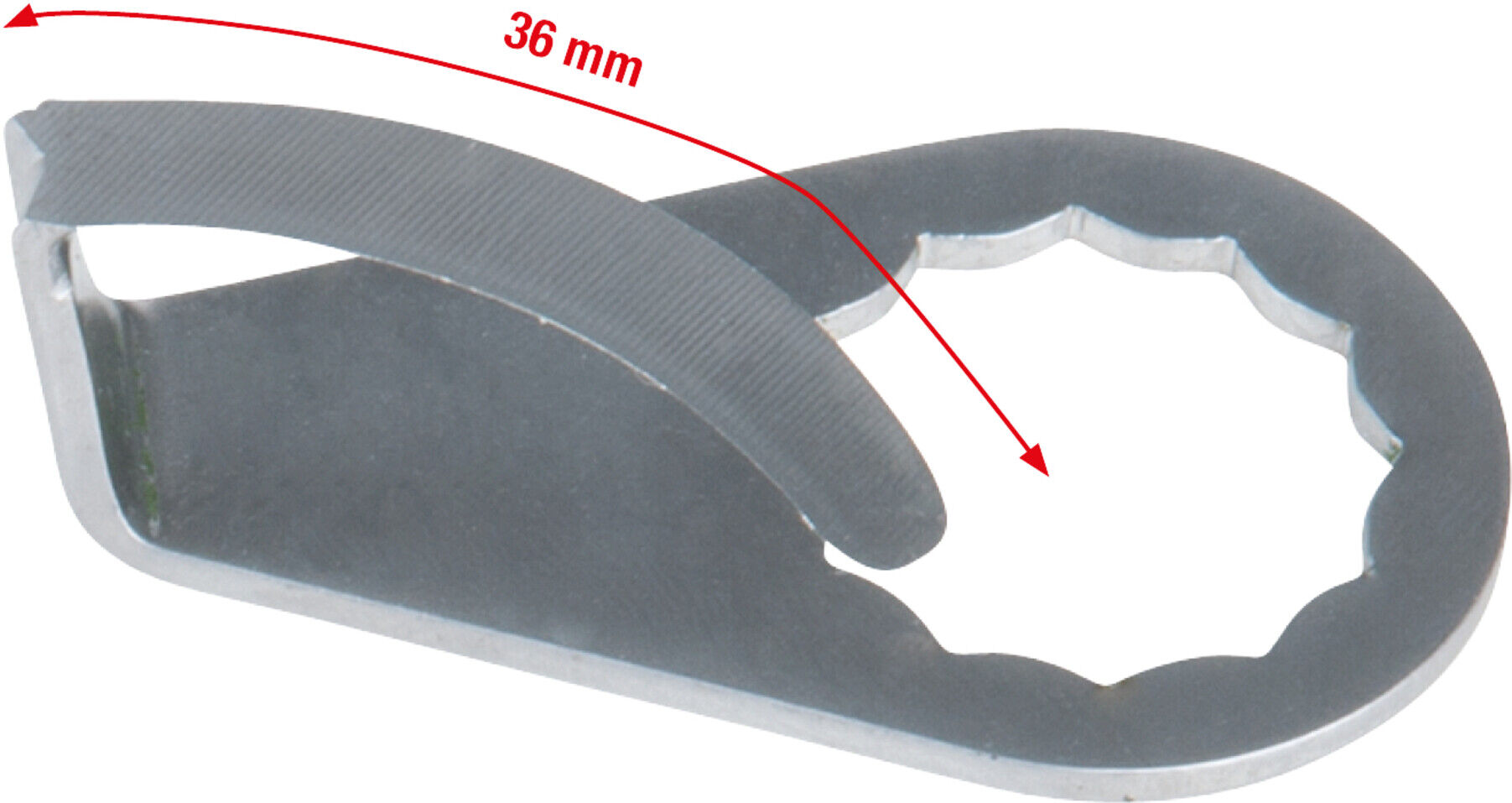 KS Tools Schaberklinge gebogen, geschwungen Klingenlänge 36mm (515.5094)