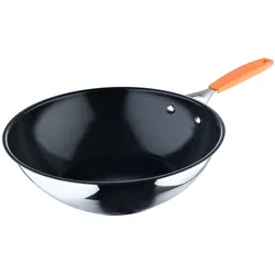 San Ignacio Compact – Wok Ø28 cm, geschmiedetes Aluminium, Induktion