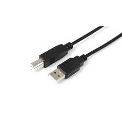 MicroConnect USB-Kabel USB 2.0 1 m Schwarz USBAB1B