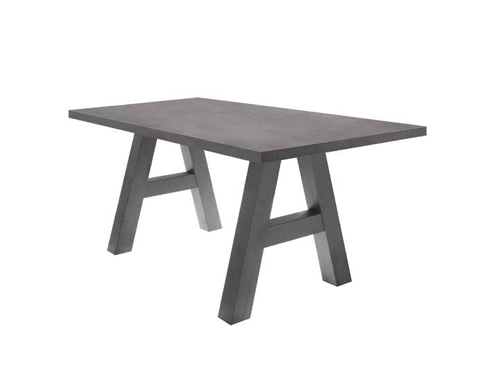 Esstisch Leeton I 160 x 90cm Grau/Graphit