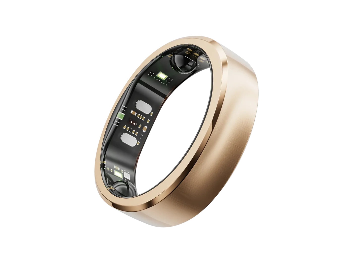 RingConn Smart Ring Gen3 für Frauen und Männer - gebürstetes rosegold Größe 10