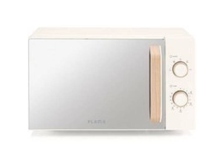 Micro-ondes avec fonction grill - FLAMA - 20L - 700W - Crème - Fonction grill - Tactile - Dégivrage automatique