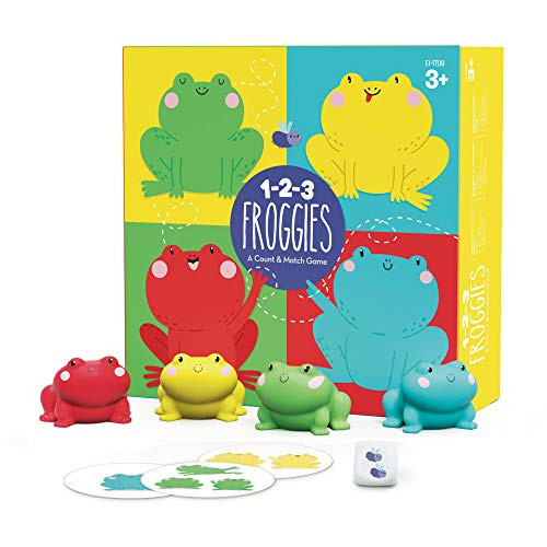 Educational Insights 1-2-3 Kikkers tellen en kleuren matchen spel voor kleuters en peuters