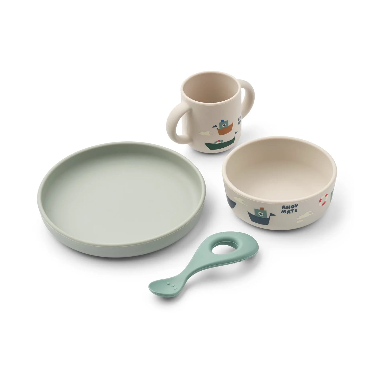 Liewood Vivi servies set 4-delig Sailing-sandy
