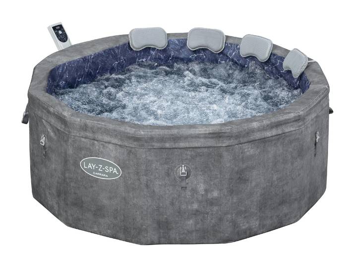 Whirlpool BESTWAY Layz-Spa Carrara 170 x 65 cm , grau, B:170cm H:65cm L:170cm, Whirlpools, Whirlpool