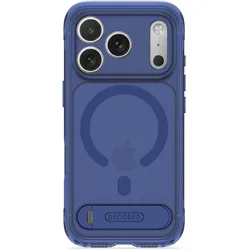 Decoded Antimikrobielle Hybrid-Standrückseite - iPhone MagSafe-Hülle mit Ständer (Apple iPhone X), Smartphone Hülle, Transparent