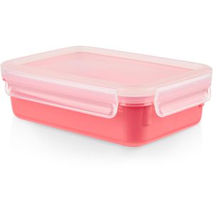 Emsa Frischhaltedose Clip&Close N10126, aus Kunststoff, 0,8 Liter, koralle, luftdicht