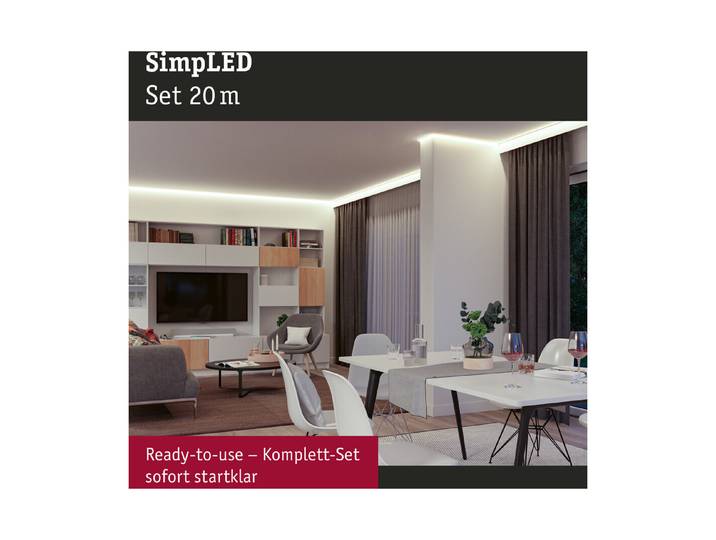 Paulmann SimpLED LED-Strip Tageslichtweiss 48 W 20 m