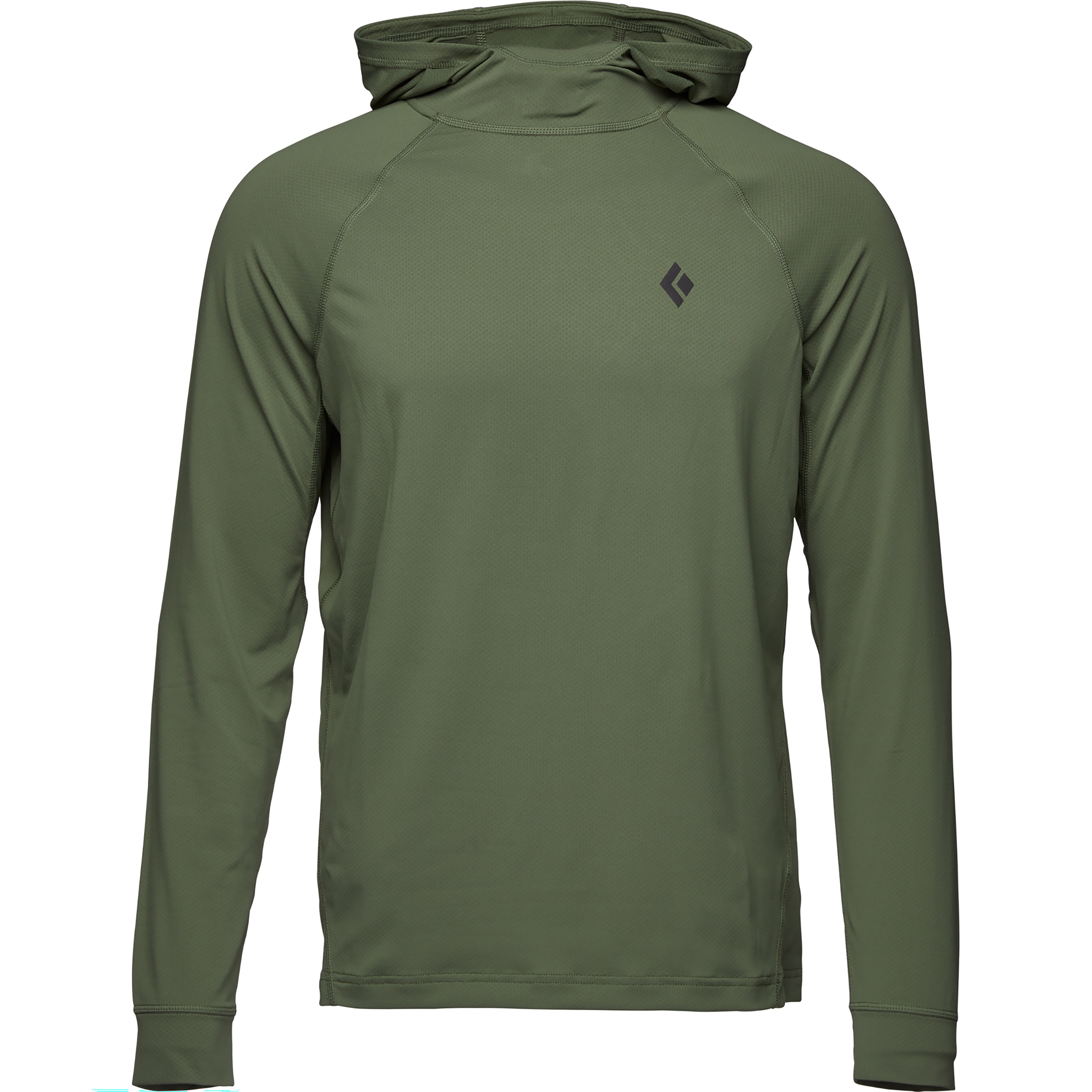 Black Diamond Alpenglow Herren Hoodies oliv Größe XS Trekking Kühlend