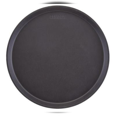 Cambro Camtread® Fiberglass Tablett mit rutschfester Gummioberfläche, rund – hohes Profil ø 35,5 cm, 12 Stück im Karton - 1400CT110