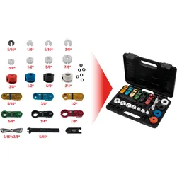 KS TOOLS Leitungsverbinder-Entrieglungs-Satz 22tlg. - 115.1260