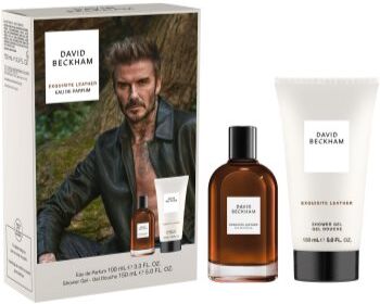 David Beckham Exquisite Leather coffret para homens . Exquisite Leather
