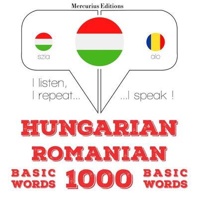 Magyar - román: 1000 alapszó - JM Gardner, Audio, 9782821148864