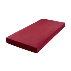 como Boxspring-Stretch-Spannbettlaken  Uni Jersey 3700 ¦ rot ¦ Maße (cm): B: 90
