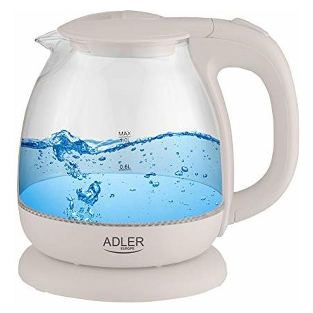 Adler Glass1.0L kettle AD-1283C (1 l) (AD 1283C)
