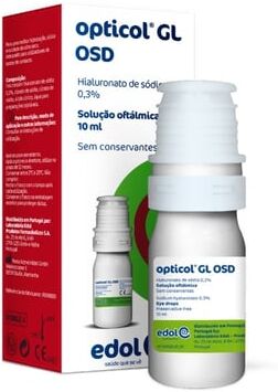 Edol Opticol GL OSD Solução Oftálmica 0,3% 10ml