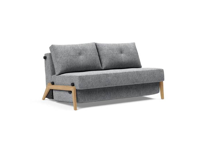 Innovation Living - Cubed 140 Schlafsofa, 98 x 148 cm, Eiche / granitgrau (565 Twist)