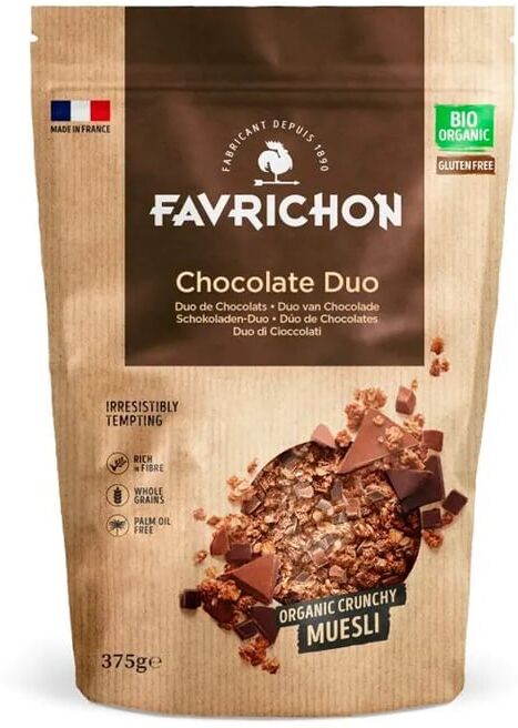 Favrichon Crunchy Muesli Duo De Chocolates 375g