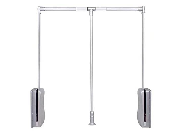 LDIW Kleiderlift für Schrank, kleiderschranklift Kleiderlift Aluminiumlegierungs-Verdickung Und Langgestreckter Stange Kleiderlift Lift Breitenanpassbar,(83x115 cm) 32.6x45.2in