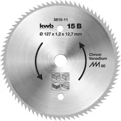 Profilholz-Kreissägeblätter für Handkreissägen ø127 x 12,75mm