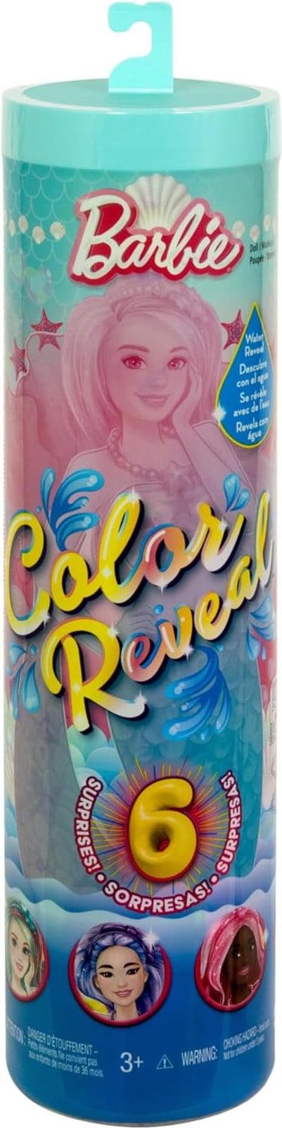 Barbie Color Reveal HRK12 Fashionpop voor meisjes vanaf 3 jaar, verschillende kleuren, 325 mm