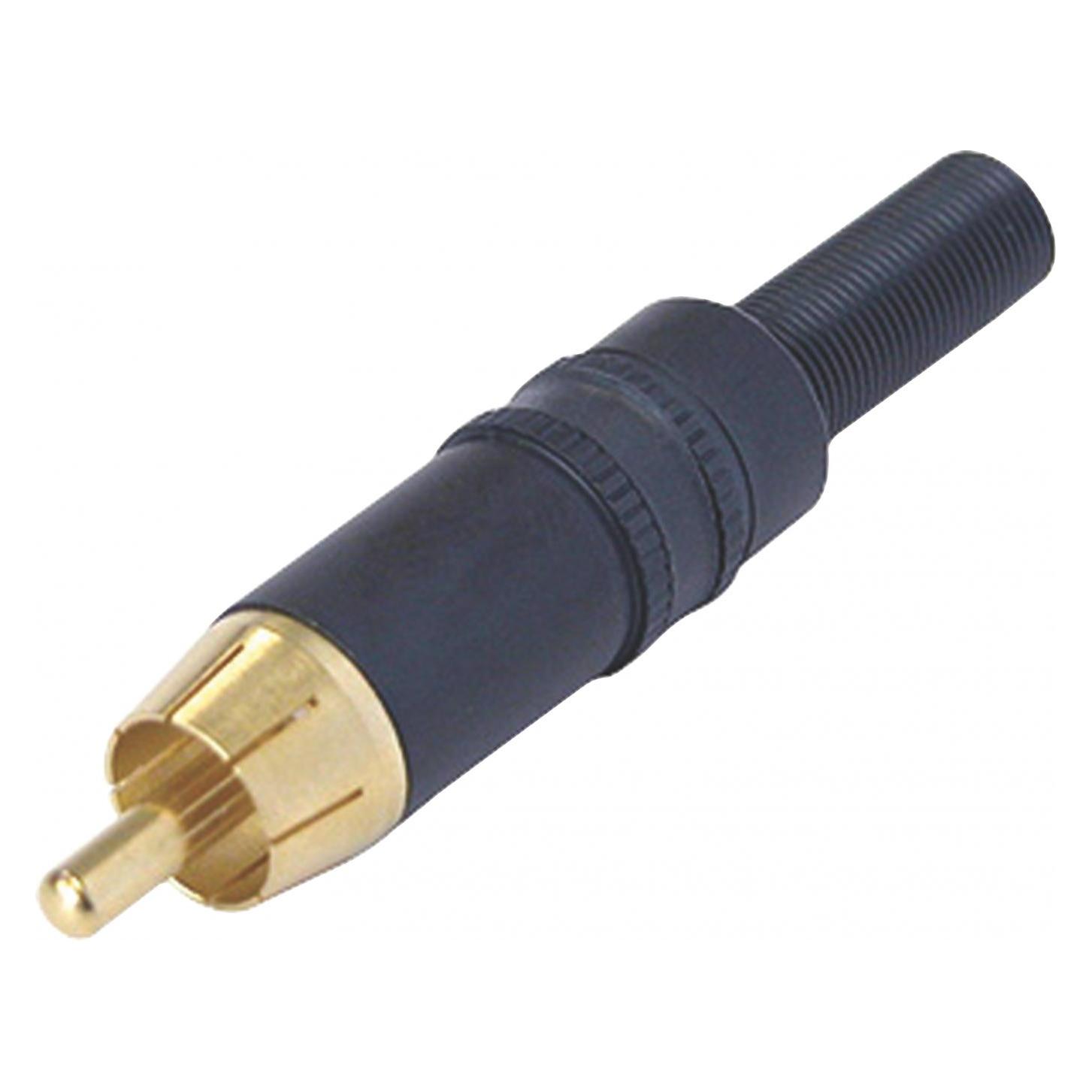 Neutrik REAN NYS373 Cinch Stecker by schwarz RCA NYS373-0 (NYS373-0)