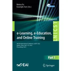 e-Learning, e-Education, and Online Training, Fachbücher von Weina Fu, Guanglu Sun