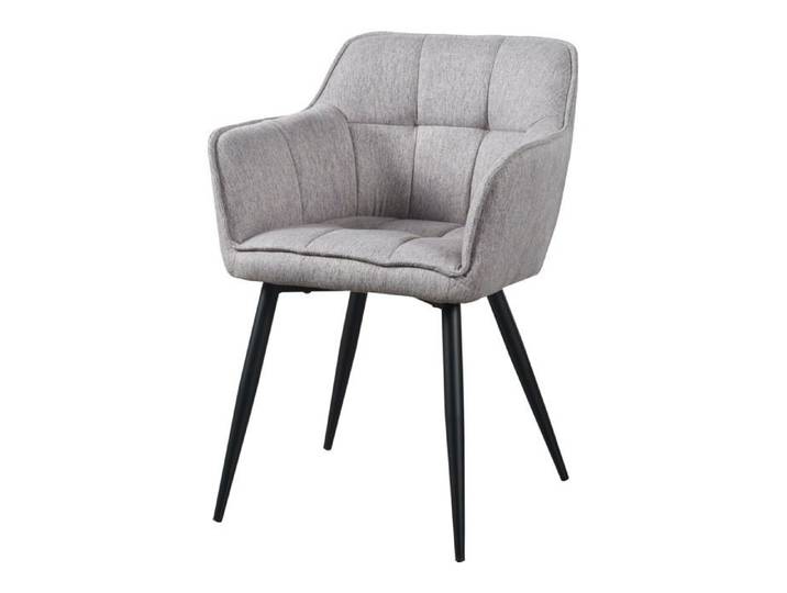 Chaise de salle à manger - HELLOSHOP26 - Gris - Design élégant - Confort d'assise - Capacité 180 kg