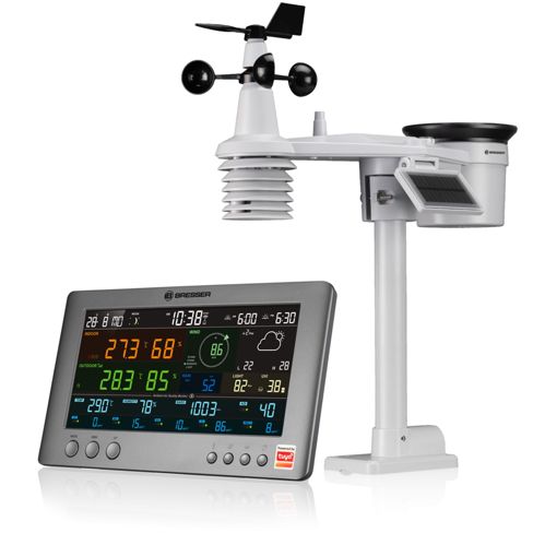 Bresser Smarte Tuya Profi-Wetter station mit 7-in-1-Sensor