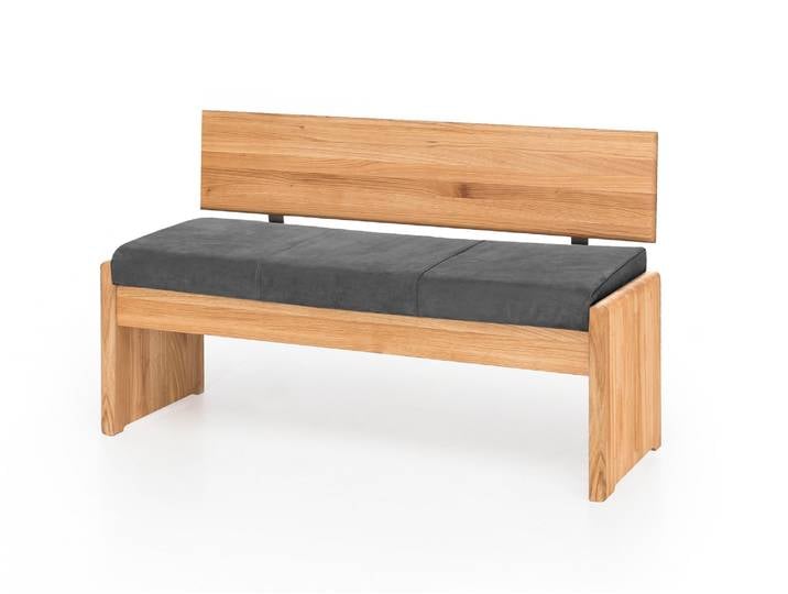 SCOTT Sitzbank / Truhenbank, Material Massivholz / Bezug