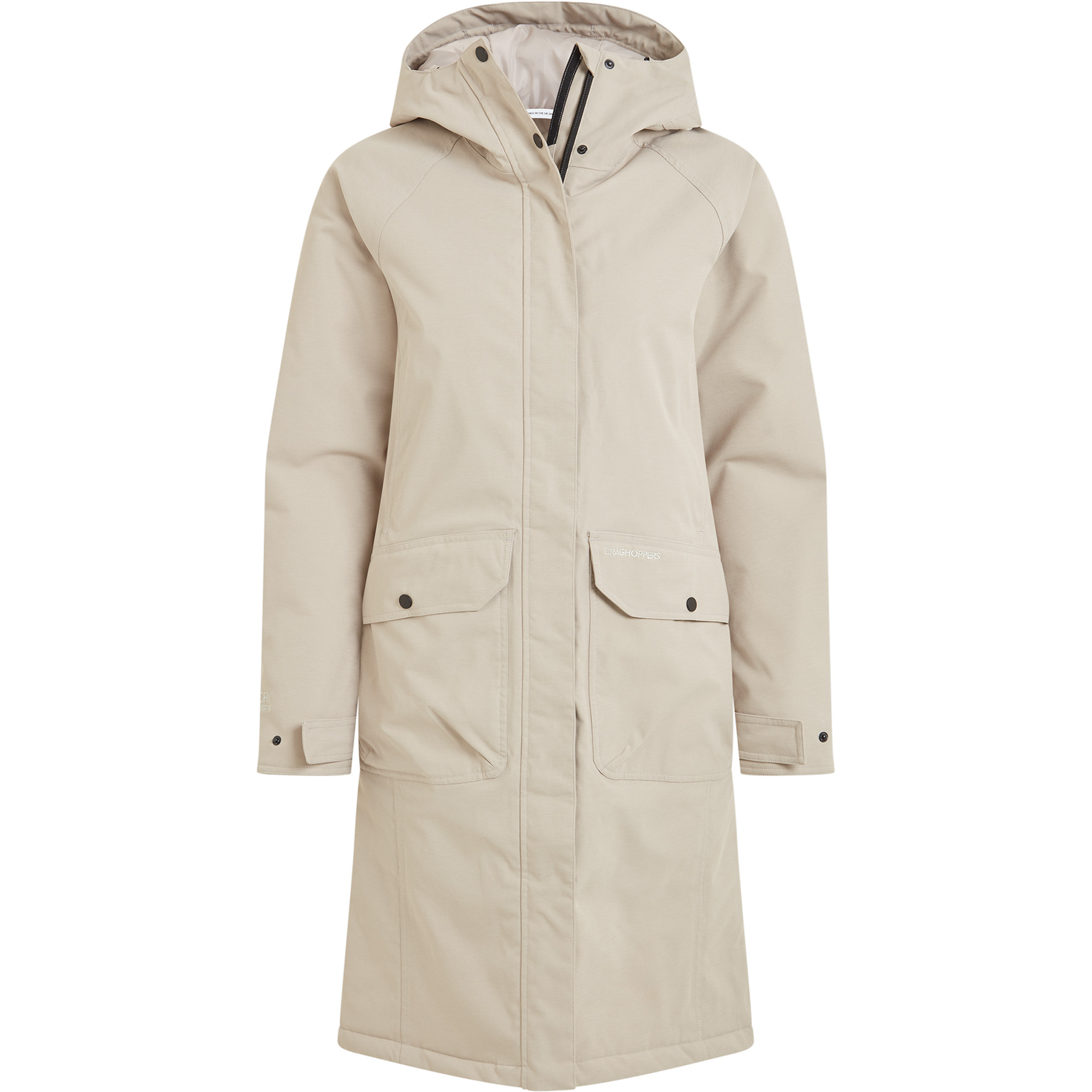Craghoppers Rosalind II Damen Winterjacke beige Größe S Lifestyle Wasserdicht Wasserabweisend