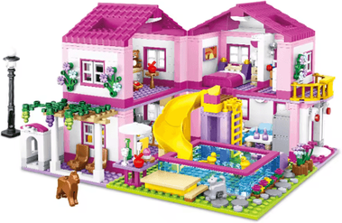 Inspire Picks Friends City Street View Villa & Castle Building Block Set 1018pcs no Original Box