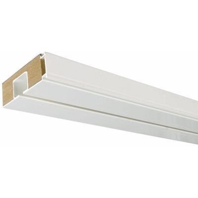 Gardinenstange LIEDECO Gr. 3, weiß, L:180cm, Holzwerkstoff, Kunststoff, Gardinenstangen