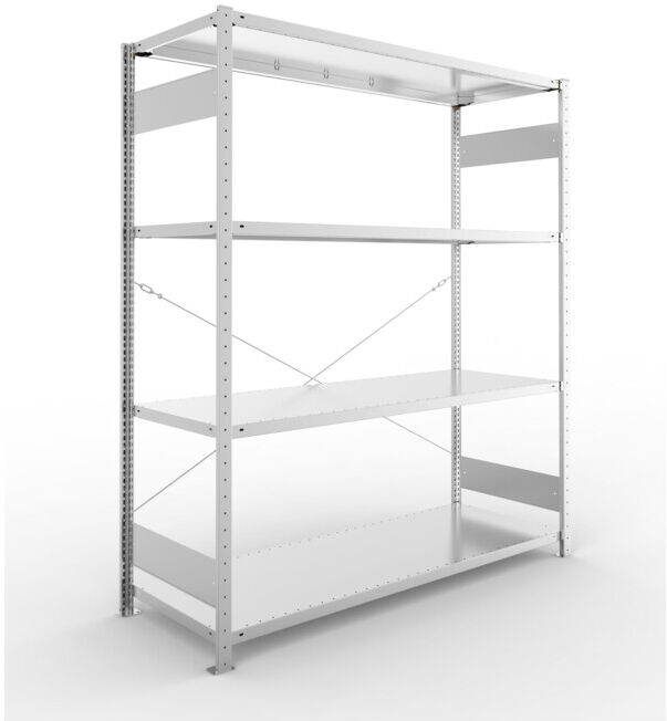 Set META-Regalbau GmbH& Co. KG S3 CLIP 200 AR 2000x1700x600 mm in verzinkt...