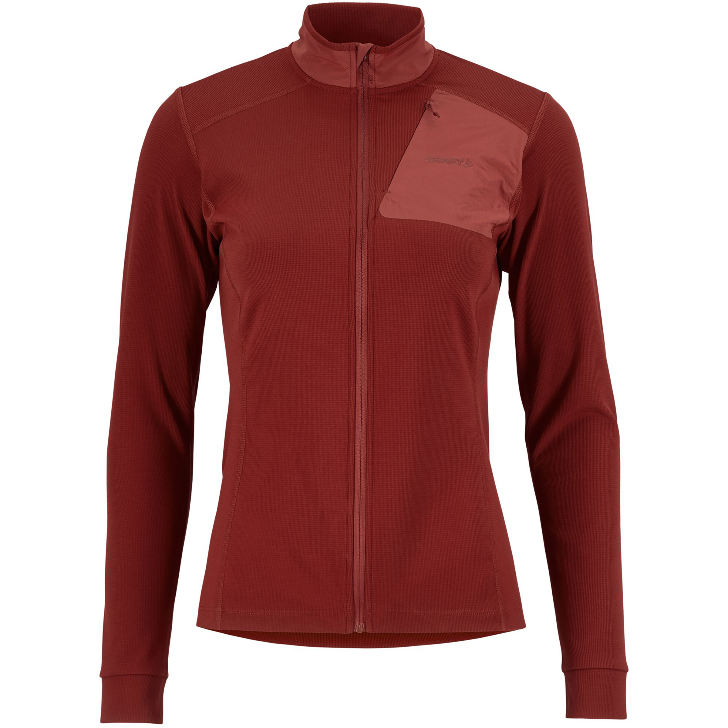 Craft Speed Damen Fleecejacke rot Größe M Langlauf Skating Elastisch