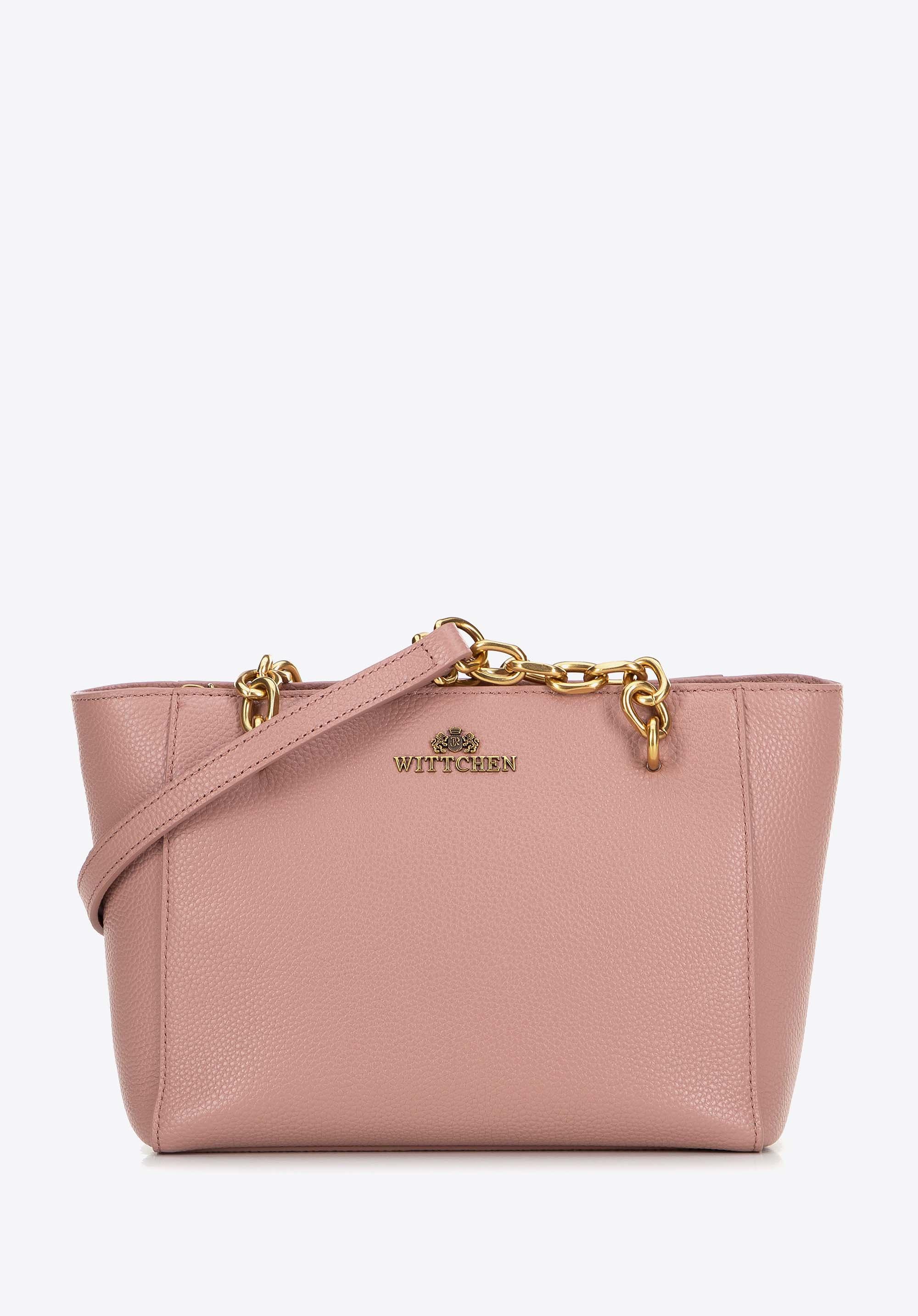 Wittchen Damen-Schultertasche aus rosa Leder
