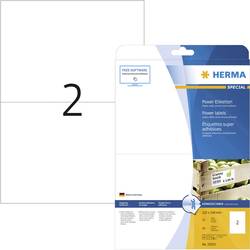 Herma 10910 Kraftkleber-Etiketten 210 x 148 mm Papier Weiß 50 St. Permanent haftend Tintenstrahldrucker, Laserdrucker, Farblaserdrucker, Kopierer,